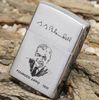 BẬT LỬA ZIPPO CHROME PHAY XƯỚC SƠN HẤP NHIỆT CHÂN DUNG CHỦ TỊCH HÃNG ZIPPO Z125