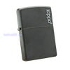 BẬT LỬA ZIPPO SƠN TĨNH ĐIỆN ĐEN LOGO ZIPPO Z134