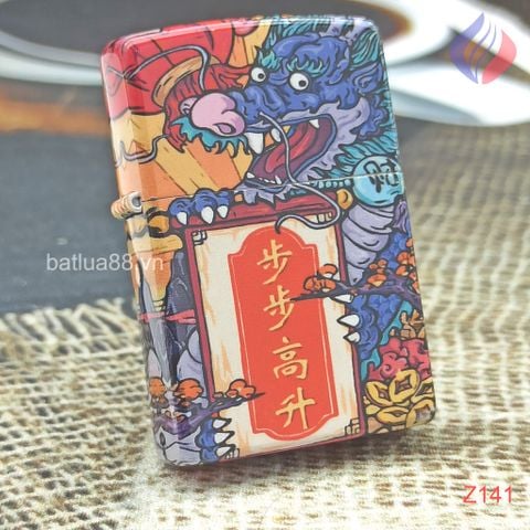 BẬT LỬA ZIPPO RỒNG HỘP MICA Z141