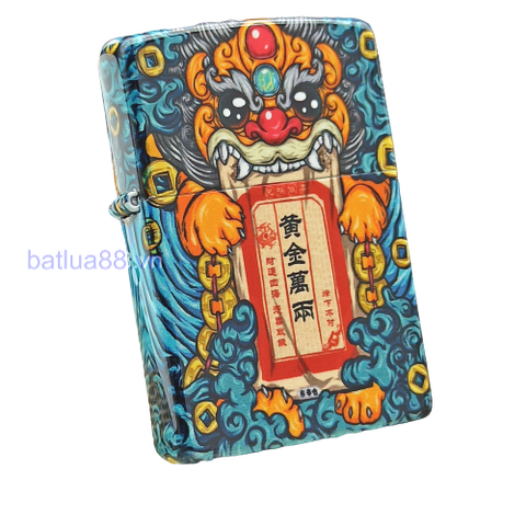 BẬT LỬA ZIPPO KỲ LÂN HỘP MICA Z142