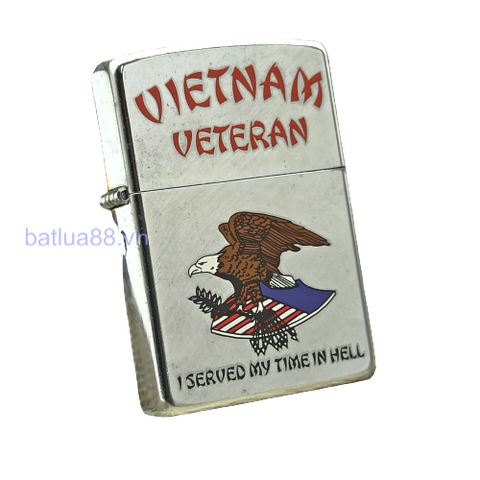 BẬT LỬA ZIPPO VIỆT NAM VETERAN NĂM 2002 Z19