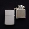 BẬT LỬA ZIPPO ĐỜI III LA MÃ SẢN XUẤT NĂM 1987 CỐT ĐỒNG MẠ CHROME TRƠN PHAY XƯỚC 2 MẶT - ZL274