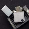 BẬT LỬA ZIPPO ĐỜI III LA MÃ SẢN XUẤT NĂM 1987 CỐT ĐỒNG MẠ CHROME TRƠN PHAY XƯỚC 2 MẶT - ZL274