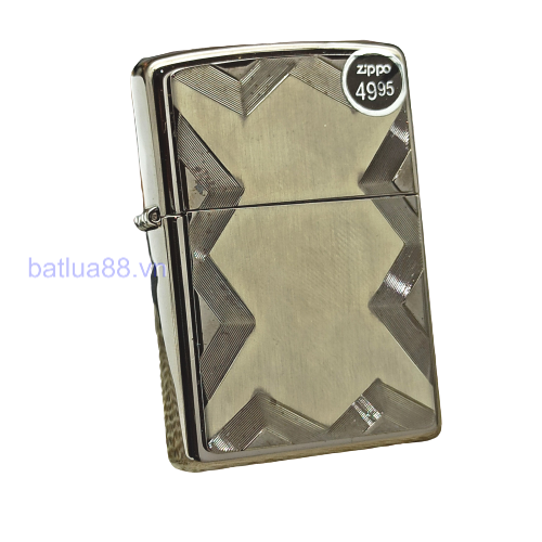 BẬT LỬA ZIPPO EMBLEM 3D MẠ NIKEN BÓNG NĂM 2004 - Z205