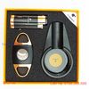 BỘ BẬT LỬA KHÒ XÌ GÀ 3 TIA + DAO CẮT + GẠT TÀN ( CIGAR ) COHIBA CÁC MẦU BKDG-08