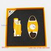 BỘ BẬT LỬA KHÒ XÌ GÀ 2 TIA + DAO CẮT ( CIGAR ) COHIBA CÁC MẦU BKD-06
