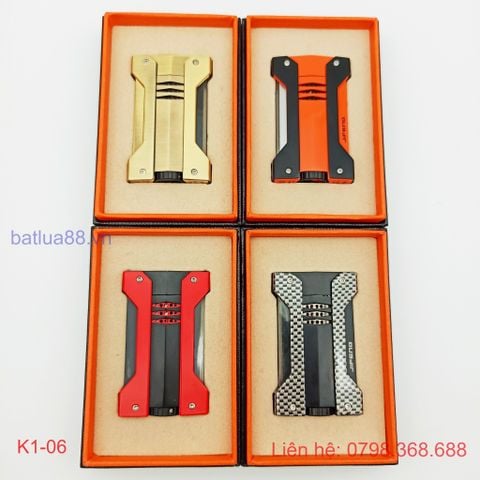 BẬT LỬA KHÒ XÌ GÀ ( CIGAR ) JIFENG BÓP NGANG CÁC MẦU K1-06