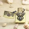 BẬT LỬA ZIPPO ĐỒNG KHỐI AMOR EMBLEM ĐẦU MÁY HARLEY DAVIDSION ĐẠI BÀNG ĐẦU LÂU BẢN GIỚI HẠN LOGO ĐỒNG ĐỎ ZN99