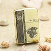 BẬT LỬA ZIPPO ĐỒNG KHỐI AMOR EMBLEM ĐẦU MÁY HARLEY DAVIDSON  ĐẦU LÂU BẢN GIỚI HẠN ZN98