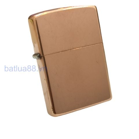 Bật Lửa Zippo Copper Đồng Đỏ Cực Hiếm Giá Trị Sưu Tầm Cao Năm 2002 ZQHU59