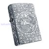 BẬT LỬA ZIPPO BẠC ĐÚC NGUYÊN KHỐI STERLING KHẮC RỒNG PHƯỢNG ZB38