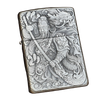 BẬT LỬA ZIPPO QUAN VŨ 3D CỰC SẮC SẢO MẠ BẠC BẢN AMOR DẦY - ZN103