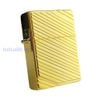 BẬT LỬA ZIPPO REPLICA 1935 ĐỜI ĐẦU 08 MẠ VÀNG CHẶT GÓC EMBLEM SỌC XÉO RẤT HIẾM - ZN105