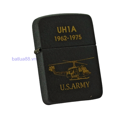 BẬT LỬA ZIPPO REPLICA 1941 CỐT ĐỒNG SƠN ĐEN SẦN CỔ CHỦ ĐỀ QUÂN SỰ HOA KỲ TRỰC THĂNG US. ARMY  - Z225