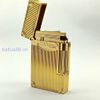 BẬT LỬA DUPONT GA MẠ VÀNG VÂN SỌC DƯA LOGO DUPONT HÌNH Ô VAN - D15