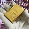 BẬT LỬA ZIPPO MẠ VÀNG DẦY 18K GOLD PLATED VÂN KIM CƯƠNG TRÁM ZN108