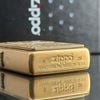 BẬT LỬA ZIPPO MỸ ĐẠI BÀNG EAGLES DARE BRUSHED BRASS - Z186