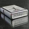 BẬT LỬA ZIPPO CHROME BÓNG SƠN HẤP NHIỆT CHỦ ĐỀ ÂM NHẠC ĐỜI XIII NĂM 1997 ZL212