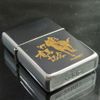 BẬT LỬA ZIPPO CHROME BÓNG ĂN MÒN ĐỔ SƠN CHỦ ĐỀ CAO BỒI CƯỠI NGỰA ĐỜI XIII NĂM 1997 ZL204