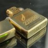 BẬT LỬA ZIPPO BRASS ĂN MÒN CHỦ ĐỀ LOGO ZIPPO NGỌN LỬA ĐỜI IX NĂM 1993 ZL241