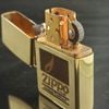 BẬT LỬA ZIPPO BRASS ĂN MÒN CHỦ ĐỀ LOGO ZIPPO NGỌN LỬA ĐỜI IX NĂM 1993 ZL241