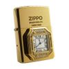 Bật lửa Zippo xuất Nhật gắn mặt đồng hồ cao cấp ZN122