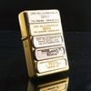BẬT LỬA ZIPPO 10 ỐP MỘC ĐÁY MẠ VÀNG BẢN LIMITED  XXXX/1000 ZN123