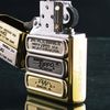 BẬT LỬA ZIPPO 10 ỐP MỘC ĐÁY MẠ VÀNG BẢN LIMITED  XXXX/1000 ZN123