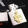 BẬT LỬA ZIPPO EMBLEM MẠ VÀNG HẢI QUÂN HOA KỲ USN - Z212