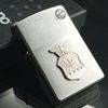 BẬT LỬA ZIPPO EMBLEM MẠ BẠC KHÔNG QUÂN HOA KỲ USN - Z213
