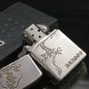 BẬT LỬA ZIPPO MẠ BẠC KHẮC CHỦ ĐỀ RỒNG DRAGON NĂM 2008 ZN124