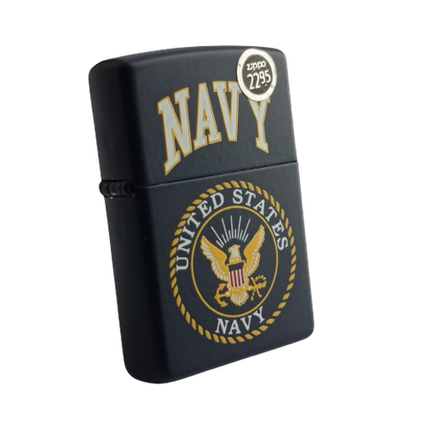BẬT LỬA ZIPPO SƠN TĨNH ĐIỆNCHỦ ĐỀQUÂN SỰ HOA KỲ NAVY NĂM 2002 Z272