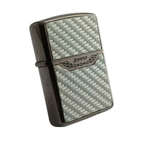 BẬT LỬA ZIPPO BẢN ARMOR ỐP CARBON RẤT HIẾM , CÓ GIÁ TRỊ SƯU TẦM CAO ZQH28