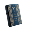 BẬT LỬA ZIPPO MẠ TITANIUM XANH KHẮC CHỦ ĐỀ CÔNG GIÁO NĂM 2016 ZN125