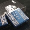 BẬT LỬA ZIPPO MẠ TITANIUM XANH KHẮC CHỦ ĐỀ CÔNG GIÁO NĂM 2016 ZN125