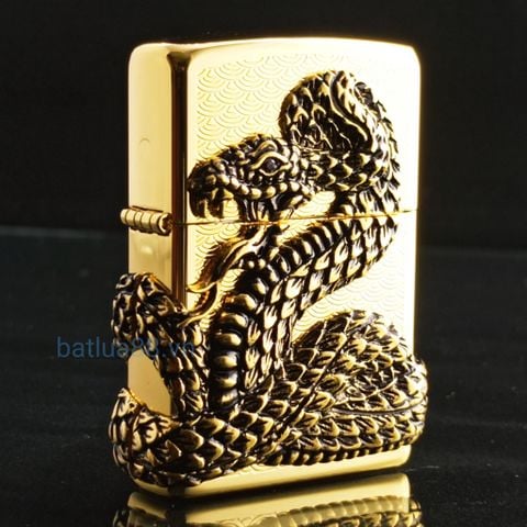BẬT LỬA ZIPPO CHÍNH HÃNG HÌNH CON RẮN - ZN6