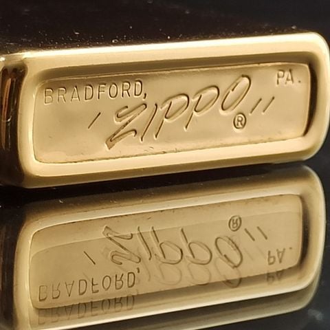 BẬT LỬA ZIPPO 1979 ĐỒNG NGUYÊN KHỐI GOLD PLATED THỜI KỲ 7X CỰC HIẾM, CÓ GIÁ TRỊ SƯU TẦM CAO, RẤT QUÝ HIẾM - ZQH30