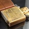 BẬT LỬA ZIPPO ĐỒNG ĐỎ NGUYÊN KHỐI SOLID COPPER NĂM 2004 RẤT HIẾM ZQH31