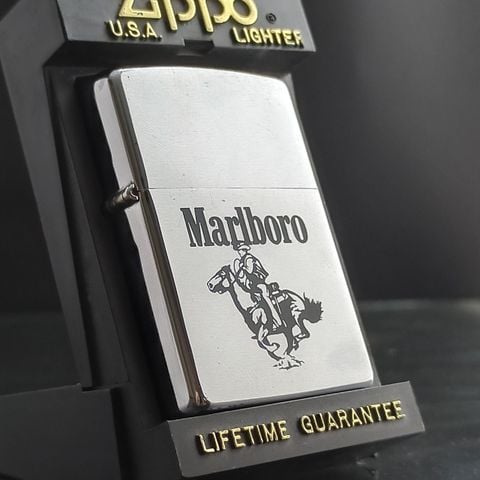 BẬT LỬA ZIPPO MARLBORO BẢN XUẤT CHÂU ÂU KHÁ HIẾM ĐỜI X NĂM 1994 ZL282