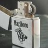 BẬT LỬA ZIPPO MARLBORO BẢN XUẤT CHÂU ÂU KHÁ HIẾM ĐỜI X NĂM 1994 ZL282