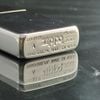 BẬT LỬA ZIPPO SLIM SILVER PLATED HIẾM ĐỜI XVI NĂM 2000 - ZL283
