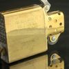 BẬT LỬA ZIPPO ĐỜI XI LA MÃ TRƠN ĐỒNG NGUYÊN KHỐI BRASS SẢN XUẤT NĂM 1995 ZL286