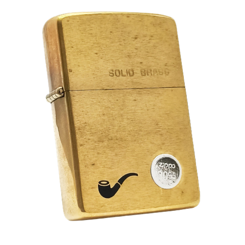 BẬT LỬA ZIPPO TẨU PIPE CHU NIÊN SOLID BRASS 1932 - 1983 CÓ GIÁ TRỊ SƯU TẦM CỰC CAO, RẤT QUÝ HIẾM - ZQH31