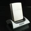 BẬT LỬA ZIPPO BẠC KHỐI STERLING PHAY XƯỚC NĂM 2001 ZB55