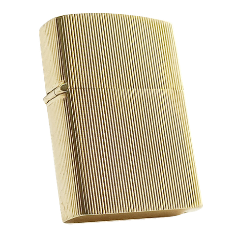 BẬT LỬA VÀNG ĐÚC NGUYÊN KHỐI 14K SOLID GOLD SẢN XUẤT THẬP NIÊN 1950S SỬ DỤNG RUỘT ZIPPO 50S RẤT QUÝ HIẾM - ZQH36