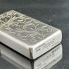BẬT LỬA ZIPPO STELLING BẠC NGUYÊN KHỐI HOA VĂN BẢN SLIM HIẾM GẶP ZB57