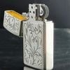 BẬT LỬA ZIPPO STELLING BẠC NGUYÊN KHỐI HOA VĂN BẢN SLIM HIẾM GẶP ZB57