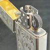 BẬT LỬA ZIPPO STELLING BẠC NGUYÊN KHỐI HOA VĂN BẢN SLIM HIẾM GẶP ZB57