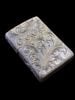 BẬT LỬA ZIPPO BẠC ĐÚC NGUYÊN KHỐI STERLING KHẮC THỦ CÔNG SỦI TAY HOA VĂN KÍN 5 MẶT SẢN XUẤT NĂM 2003 - ZBU57