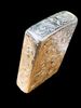BẬT LỬA ZIPPO BẠC ĐÚC NGUYÊN KHỐI STERLING KHẮC THỦ CÔNG SỦI TAY HOA VĂN KÍN 5 MẶT SẢN XUẤT NĂM 2001 - ZBU58